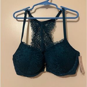 NWT Auden "Green" Push Up Demi Coverage Racerback Bra